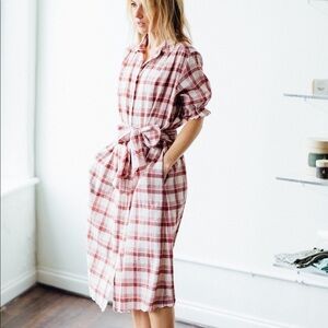 THE GREAT. The Scallop Kerchief Dress